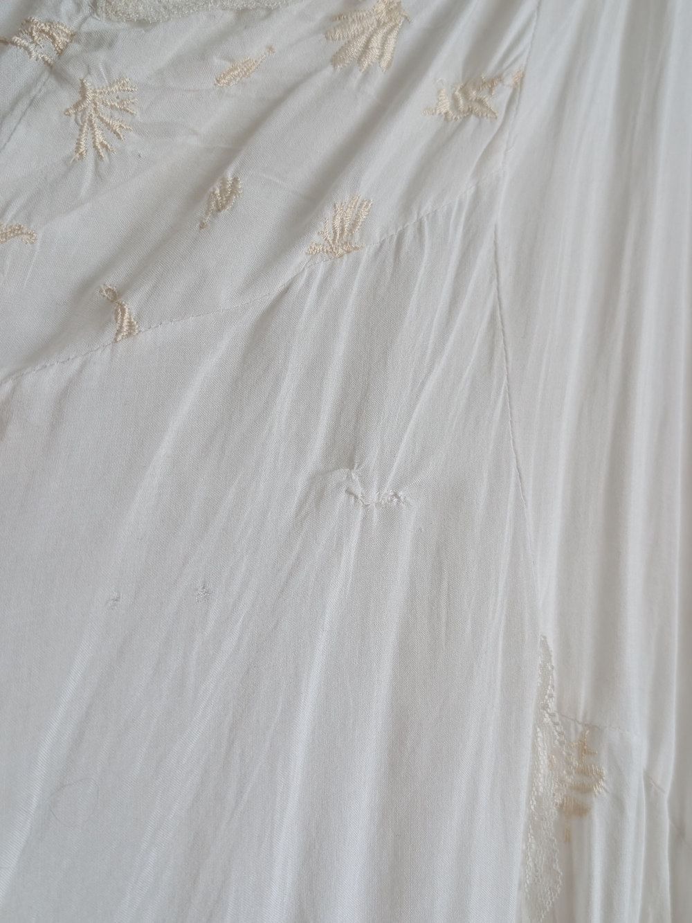 Free People Cream Lace-Trim Slip Top - Picture 10 of 12
